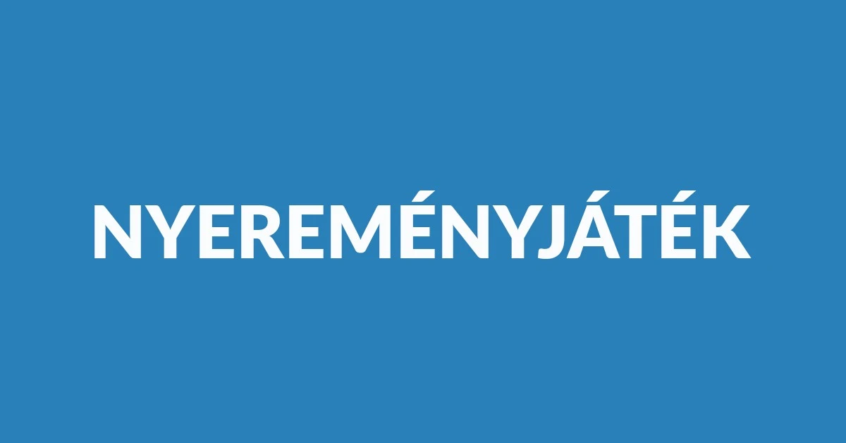 Nyereményjáték szabályzat