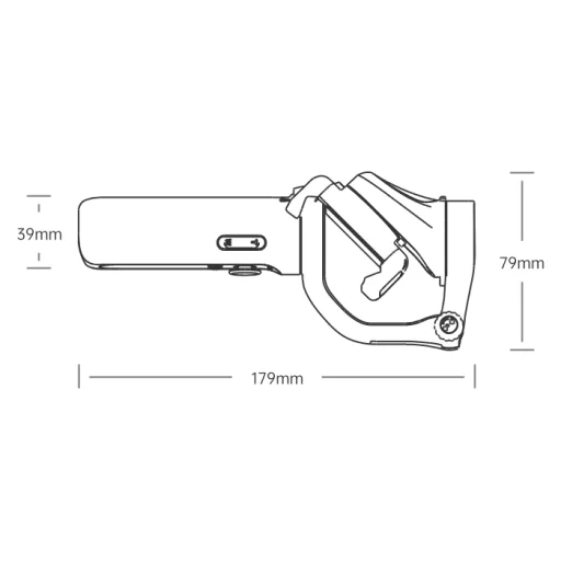 Hohem iSteady X kézi stabilizátor mobiltelefonhoz fehér - 3