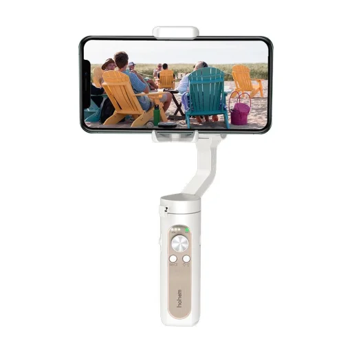 Hohem iSteady X kézi stabilizátor mobiltelefonhoz fehér - 1