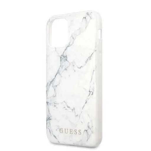 Guess iPhone 11 Pro tok fehér márvány mintázattal (GUHCN58PCUMAWH) - 4