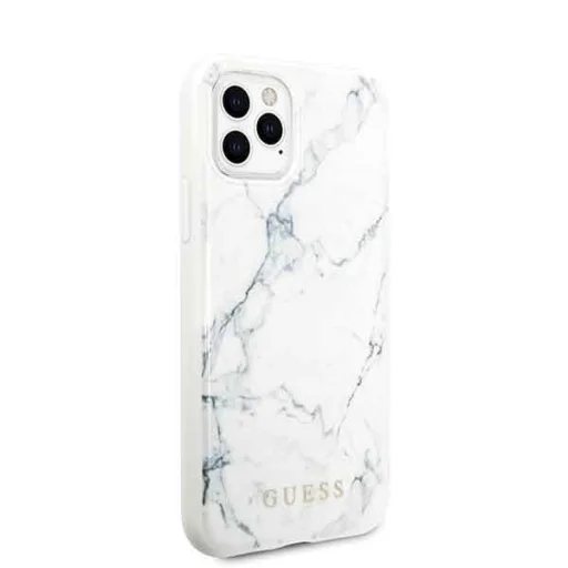 Guess iPhone 11 Pro tok fehér márvány mintázattal (GUHCN58PCUMAWH) - 5