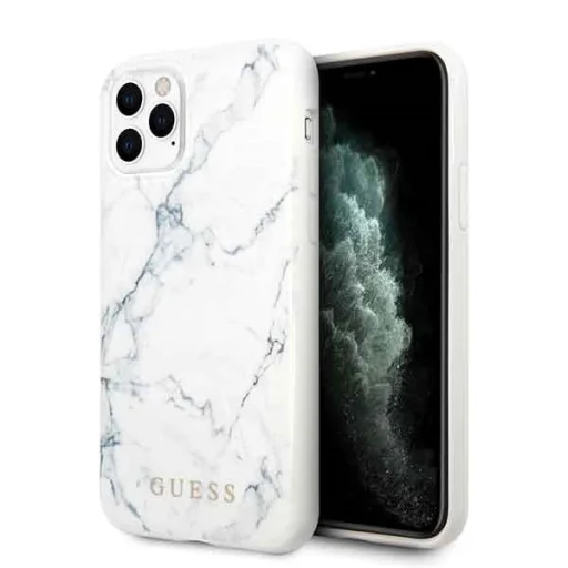 Guess iPhone 11 Pro tok fehér márvány mintázattal (GUHCN58PCUMAWH) - 1