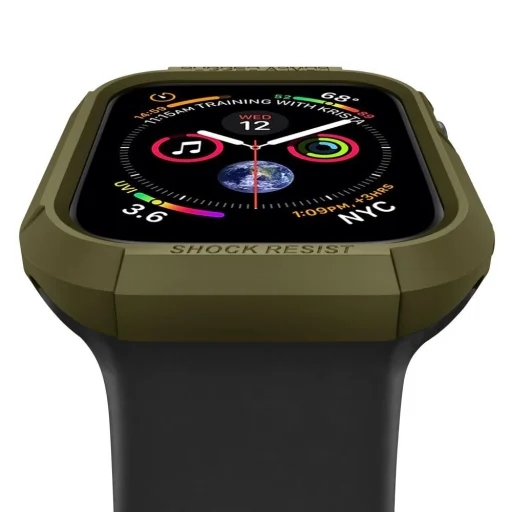 Spigen Rugged Armor Apple Watch tok 4/5 (40mm) oliva zöld - 3