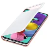 Samsung A51 S View EF-EA515PWEGEU fliptok kártyatartóval és kijelzővel fehér thumbnail