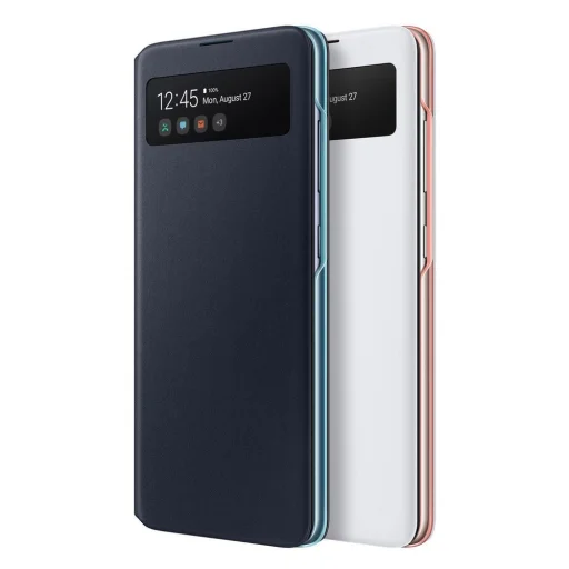 Samsung A51 S View EF-EA515PWEGEU fliptok kártyatartóval és kijelzővel fehér - 3