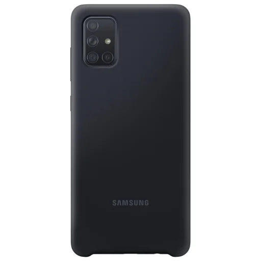 Samsung szilikon EF-PA715TBEGEU tok Samsung A71 fekete - 1