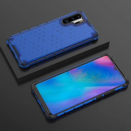 Huawei P30 Pro Honeycomb armor TPU tok kék - 5