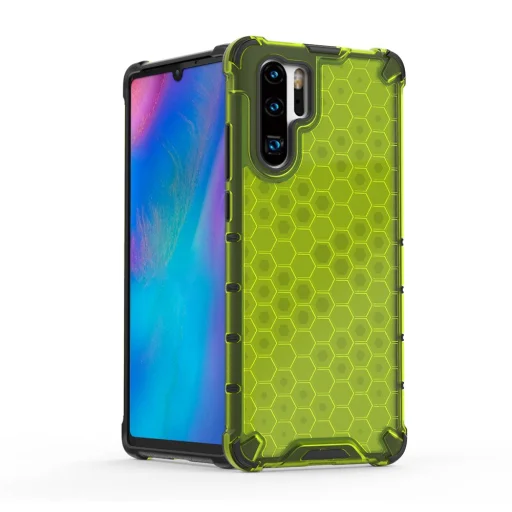 Honeycomb armor TPU tok Huawei P30 Pro zöld - 3