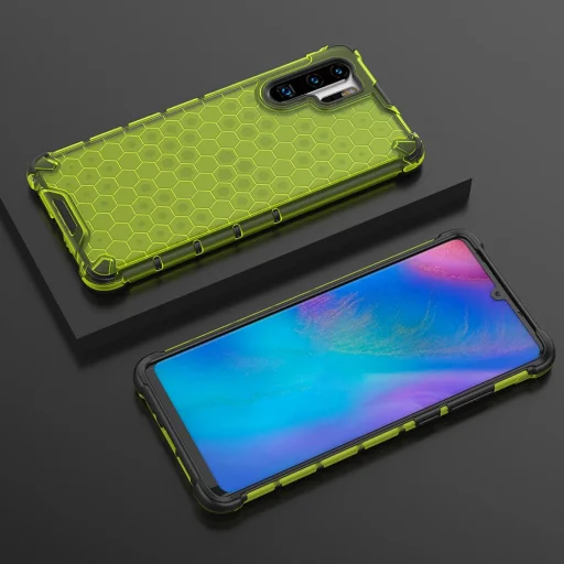Honeycomb armor TPU tok Huawei P30 Pro zöld - 6