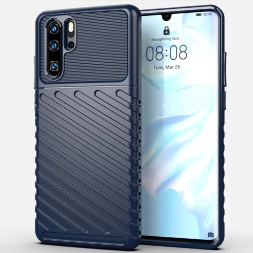 Thunder fokozott védelmet biztosító flexibilis TPU tok Huawei P30 Pro kék - 1