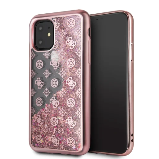 Guess flitteres iPhone 11 tok rose gold  - 1
