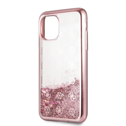 Guess flitteres iPhone 11 tok rose gold  - 4