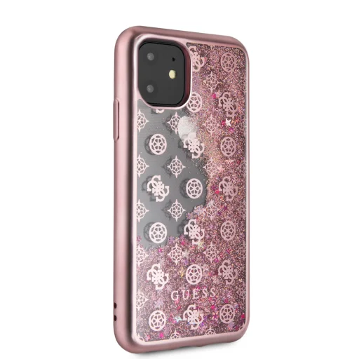 Guess flitteres iPhone 11 tok rose gold  - 5