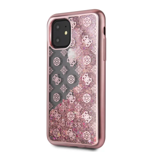 Guess flitteres iPhone 11 tok rose gold  - 6