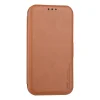 UNIQ iPhone 11 fliptok kártyatartóval világos barna thumbnail
