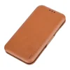 UNIQ iPhone 11 fliptok kártyatartóval világos barna thumbnail
