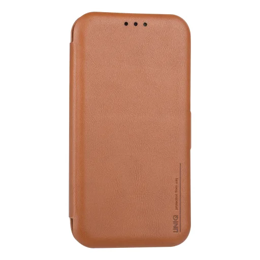 UNIQ iPhone 11 fliptok kártyatartóval világos barna - 6