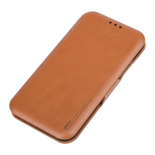 UNIQ iPhone 11 fliptok kártyatartóval világos barna - 4