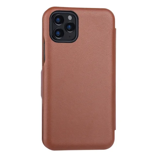 UNIQ iPhone 11 Pro fliptok kártyatartóval barna - 7