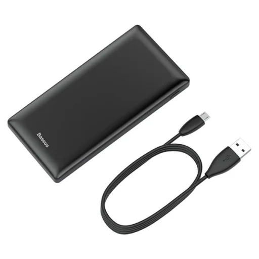 Baseus Powerbank Mini JA 2xUSB + USB Type C gyorstöltéssel 20000mAh (PPJAN-B01) fekete - 3