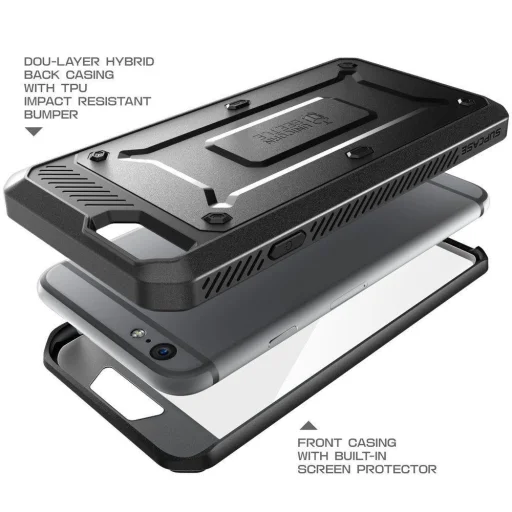 Supcase Unicorn Beetle Pro tok iPhone 6/6S fekete ütésálló - 6