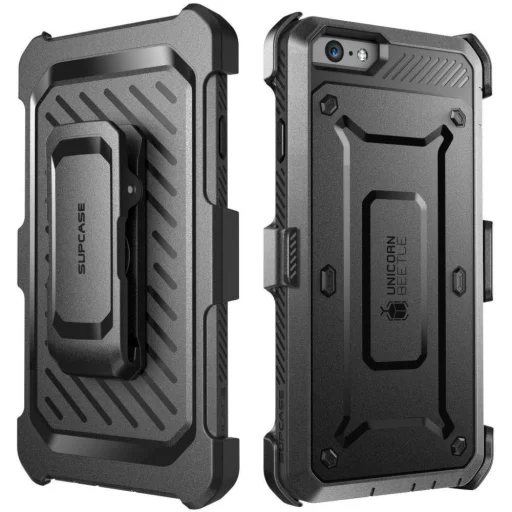 Supcase Unicorn Beetle Pro tok iPhone 6/6S fekete ütésálló - 3