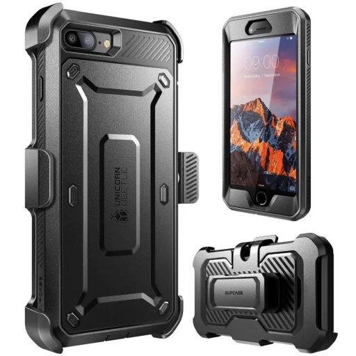 Supcase Unicorn Beetle Pro tok iPhone 7/8 Plus fekete ütésálló - 2