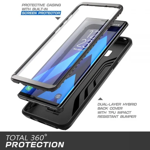 Supcase UB Neo Samsung Note 9 tok fekete - 2