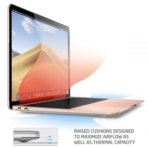 Supcase IBLSN Hardshell tok Macbook Air 13 2018/2019 Frost Clear - 4