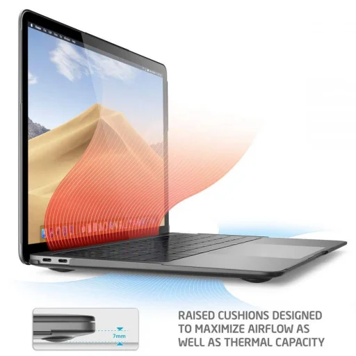 Supcase IBLSN Hardshell tok Macbook Air 13 2018/2019 Frost Black - 4