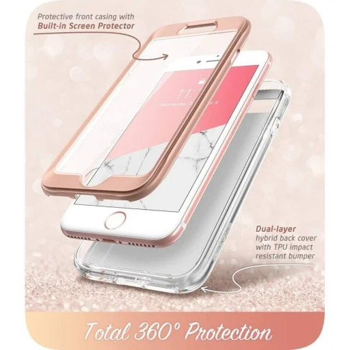 iPhone 7/8/SE 2020/SE 2022 Supcase Cosmo tok márvány ütésálló - 2