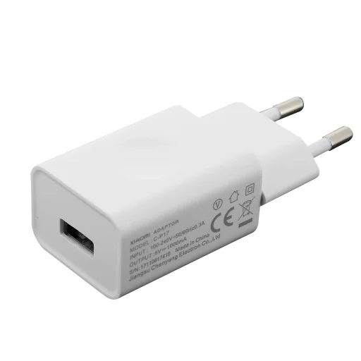 Xiaomi C-P17 5V/1A gyári hálózati töltő adapter fehér - 1