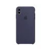 Apple gyári szilikon tok Apple iPhone Xs Max éjkék (MRWG2ZM/A) thumbnail