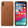 Apple gyári bőr tok Apple iPhone Xs Max nyeregbarna (MRWV2ZM/A) thumbnail