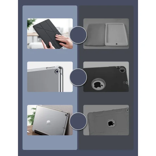 Baseus Jane Y-Type tok iPad 10.2'' 2019/2020/2021 fekete (LTAPIPD-G01) - 19