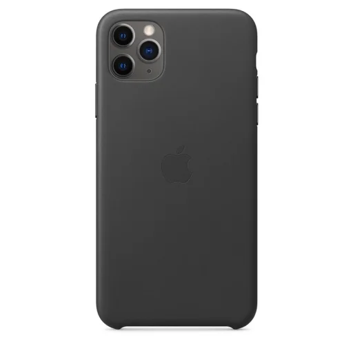 Apple gyári bőr tok Apple iPhone 11 Pro Max fekete (MX0E2ZM/A) - 4