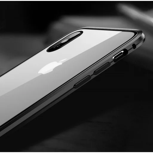 Wozinsky mágneses tok iPhone 8 / 7 fekete/ áttetsző - 16