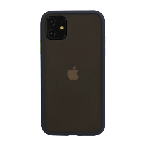 Vennus Button Matt Bumper tok iPhone 11 Pro sötétkék - 2