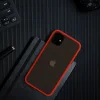 Vennus Button Matt Bumper tok iPhone 11 Pro piros thumbnail