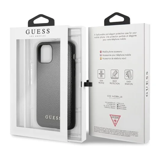 Guess GUHCN58IGLBK Iridescent kemény tok iPhone 11 Pro fekete - 3