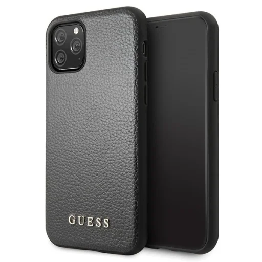 Guess GUHCN58IGLBK Iridescent kemény tok iPhone 11 Pro fekete - 1
