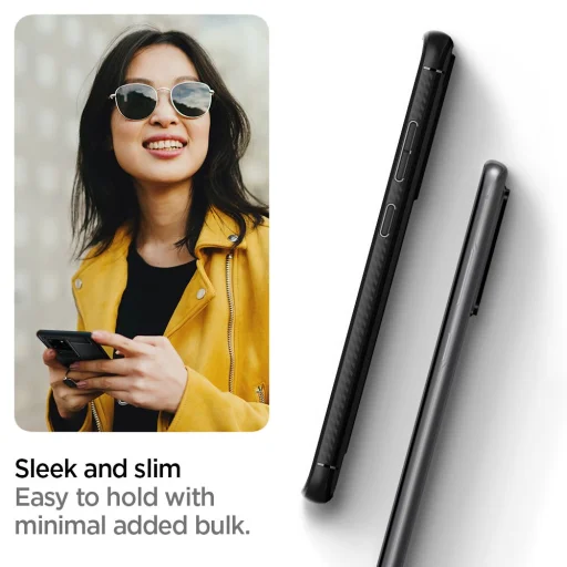 Spigen Rugged armor tok Samsung S20 Ultra matt fekete - 12