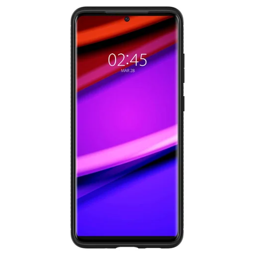 Spigen Rugged armor tok Samsung S20 Ultra matt fekete - 4