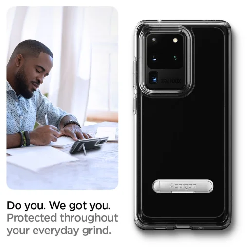 Spigen Ultra Hybrid 'S' tok Samsung S20 Ultra crystal clear - 11