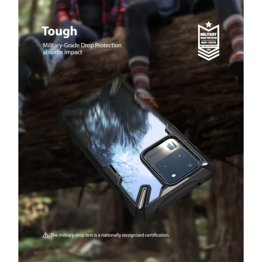 Ringke Fusion X Samsung S20 Ultra fekete színben - 7