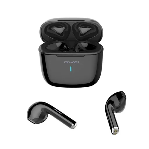 Awei TWS T26 bluetooth fühallgató és powerbank fekete - 10