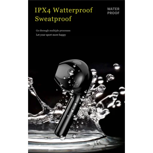 Awei TWS T26 bluetooth fühallgató és powerbank fekete - 11