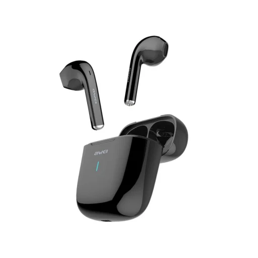 Awei TWS T26 bluetooth fühallgató és powerbank fekete - 4