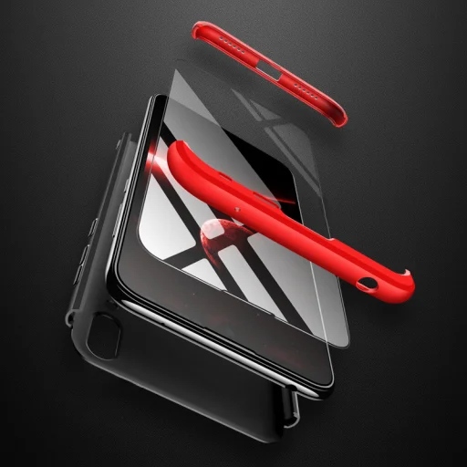 GKK 360 tok Huawei Y7 2019 / Y7 Prime 2019 fekete-piros - 7