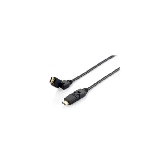 Equip HDMI 2.0 4K/60HZ kábel aranyozott forgatható fejjel 3m - 1